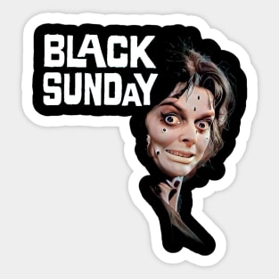 Barbara Steele in Black Sunday Sticker
